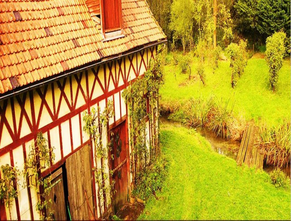 Le Moulin Fleuri Du Petit Appeville Bagian luar foto